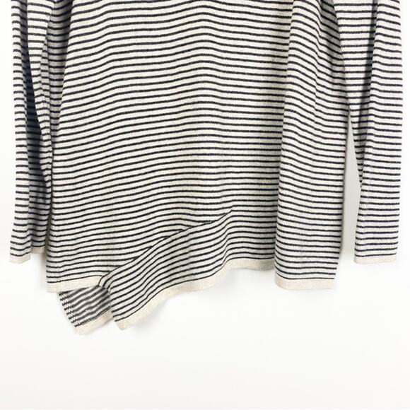 Pure J Jill Cotton Cashmere Striped Sweater Womens Size Small - Picture 4 of 11